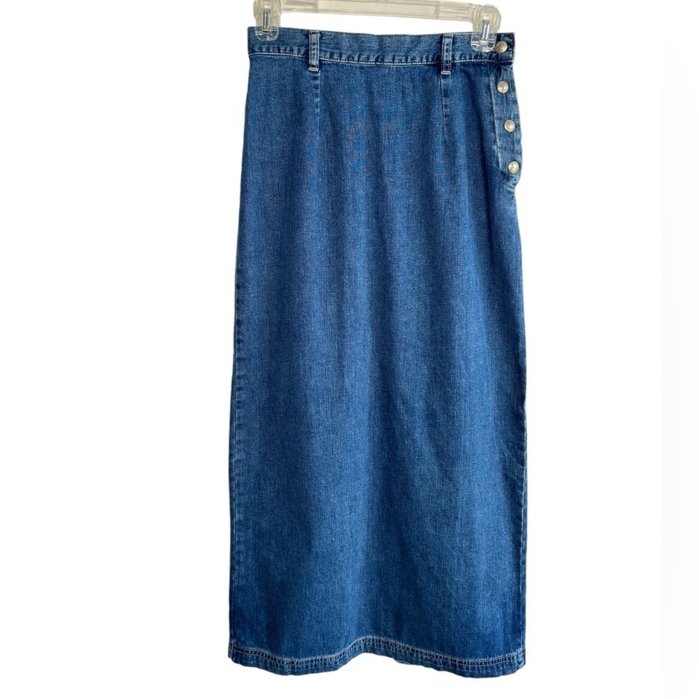 GAP Blue Denim Maxi Skirt